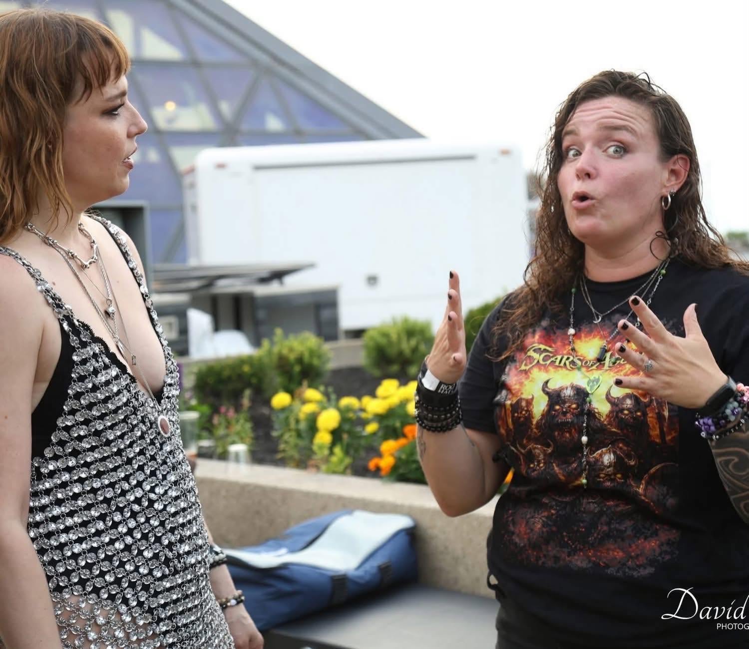 With Lzzy Hale. Photo by David Desin Photography